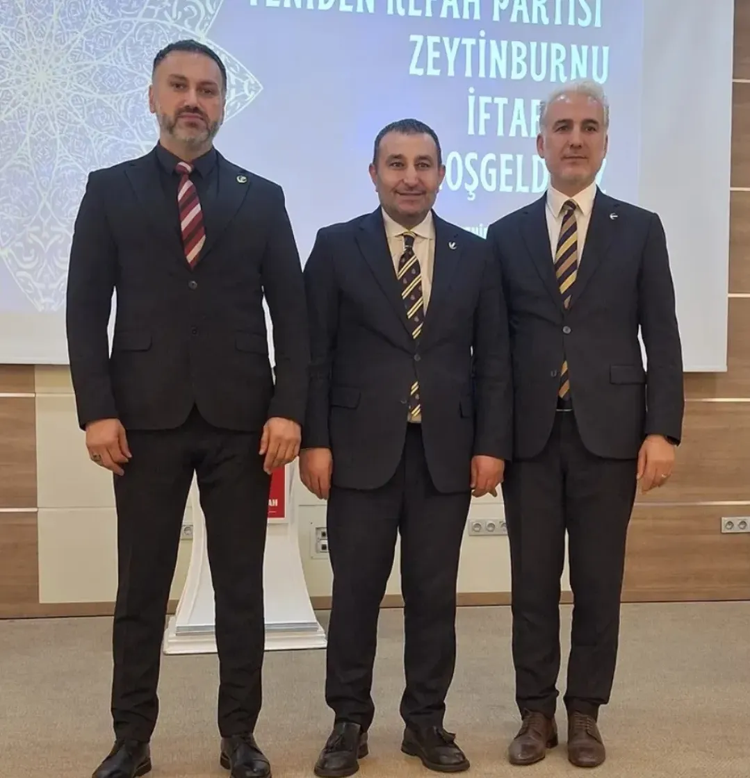 Büyük Birlik Partisi Zeytinburnu İlçe Başkanlığı’ndan Yeniden Refah Partisi’nin İftar Programına Katılım