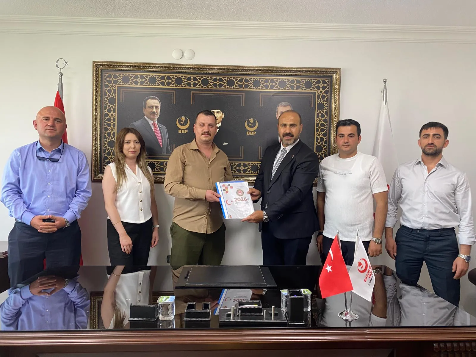 Şehit Gazi ve Eğitim Sendikası İstanbul Şube Başkanı Berkan Çalışkan’dan İl Başkanlığımıza Ziyaret