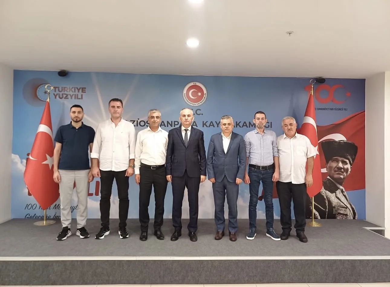 Büyük Birlik Partisi Gaziosmanpaşa İlçe Teşkilatından Kaymakamlığa Nezaket Ziyareti