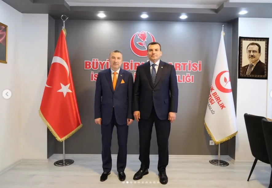 İstanbul Fırıncılar Odası'ndan Büyük Birlik Partisi İstanbul İl Başkanlığı'na Hayırlı Olsun Ziyareti
