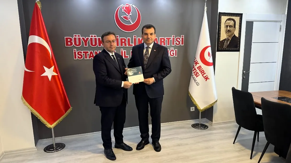 MHP İstanbul İl Kongresi Daveti İl Başkanımıza Takdim Edildi