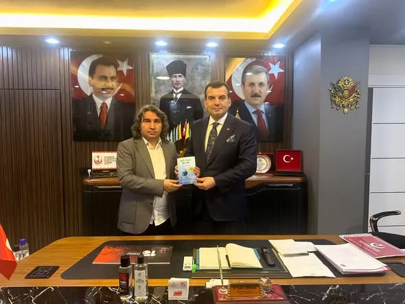Adnan Deniz’den İl başkanımıza ziyaret