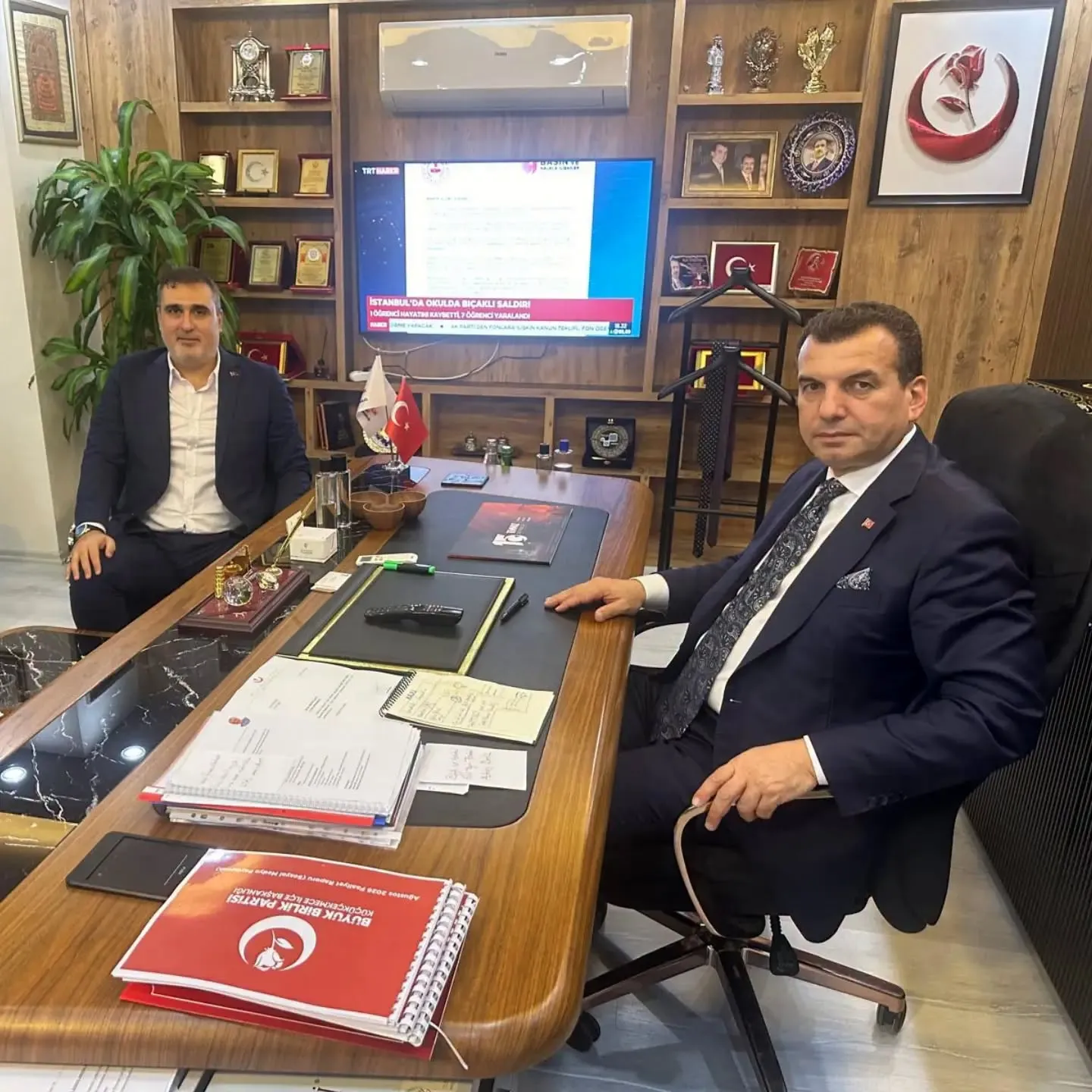 İstanbul İl Başkanımız S. Selim Şimşek, Y. Emre Yıldız’ı Ağırladı