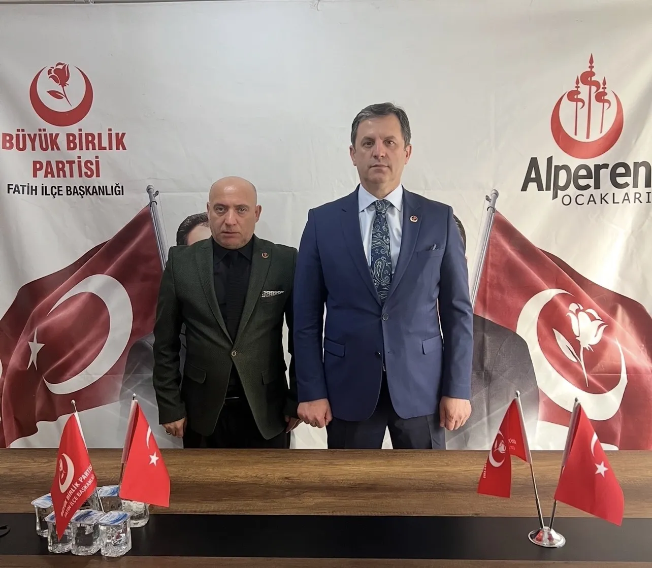 Büyük Birlik Partisi Genel Başkan Yardımcısı Türker Yörükçüoğlu’ndan Fatih İlçe Başkanlığımıza Ziyaret