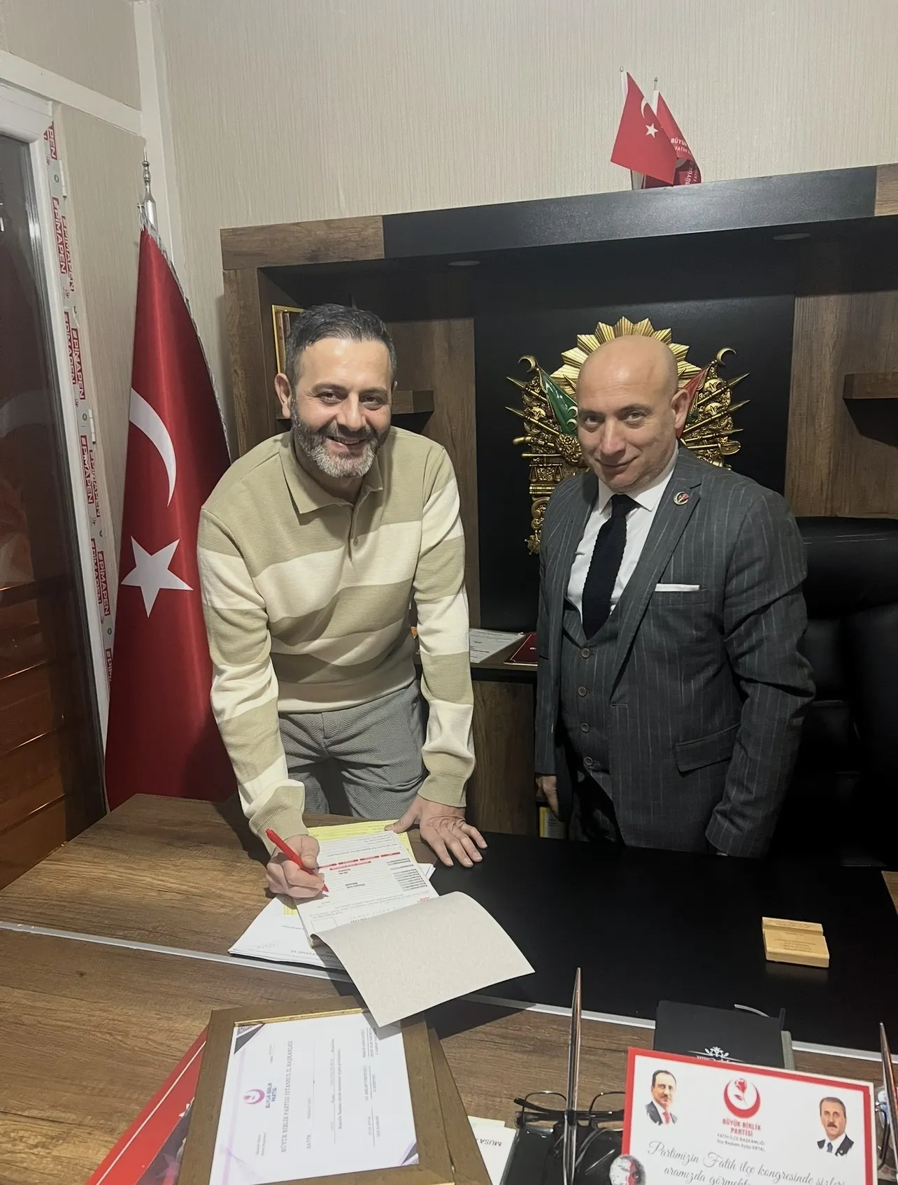 Büyük Birlik Partisi Fatih İlçe Teşkilatında Mahalle Başkanlığı Atamaları Gerçekleştirildi