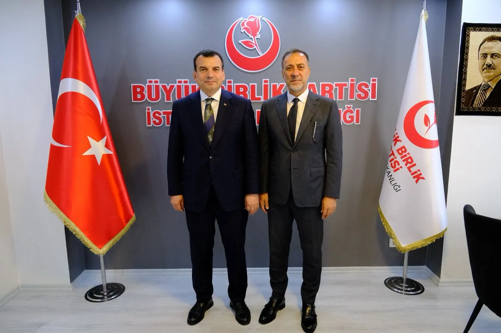MHP İstanbul İl Başkanı Volkan Yılmaz’dan BBP İstanbul İl Başkanlığına İade-i Ziyaret